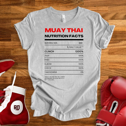 Muay Thai Nutrition Facts T-Shirt